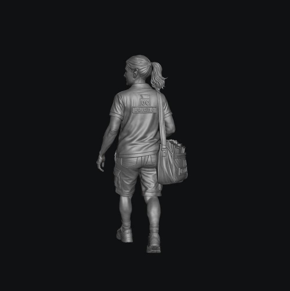 SW9557 Postal Worker Summer 2 1:35/1:32 Scale 'Hand Painted'