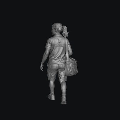 SW9557 Postal Worker Summer 2 1:35/1:32 Scale 'Hand Painted'