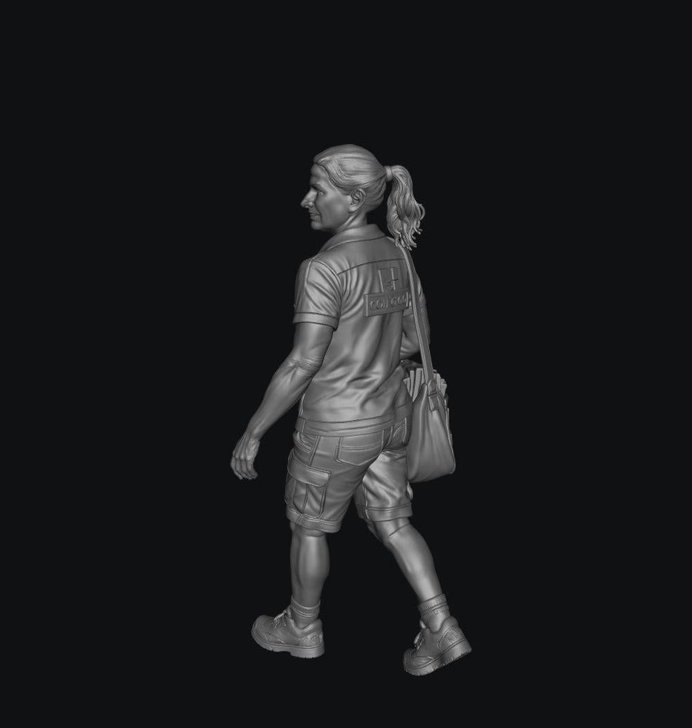 SW9557 Postal Worker Summer 3 1:35/1:32 Scale 'Hand Painted'