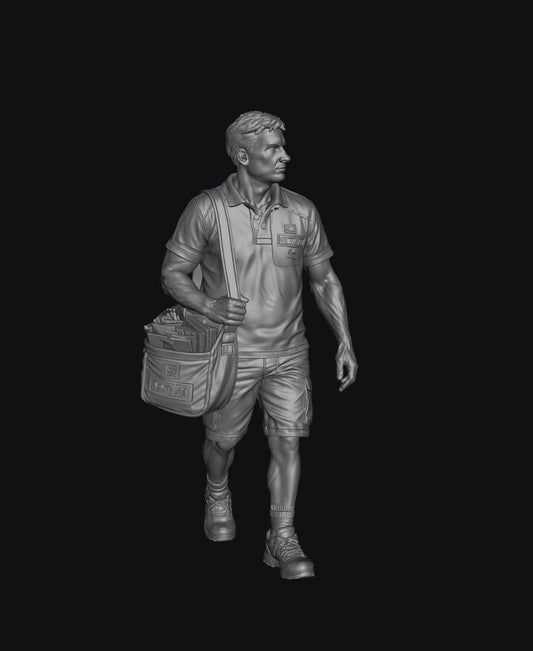 SW9557 Postal Worker Summer 4 1:35/1:32 Scale 'Hand Painted'