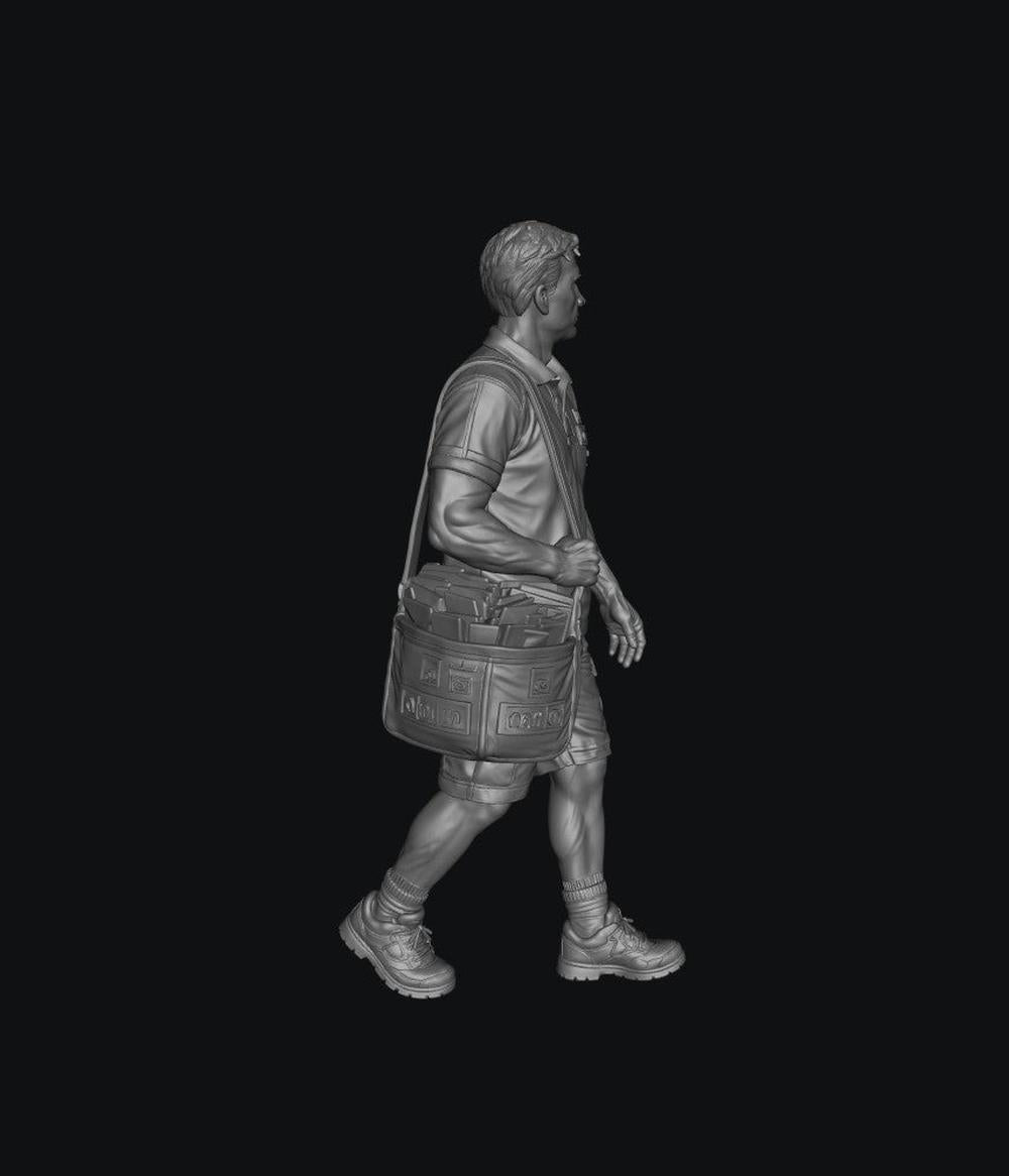 SW9557 Postal Worker Summer 4 1:35/1:32 Scale 'Hand Painted'