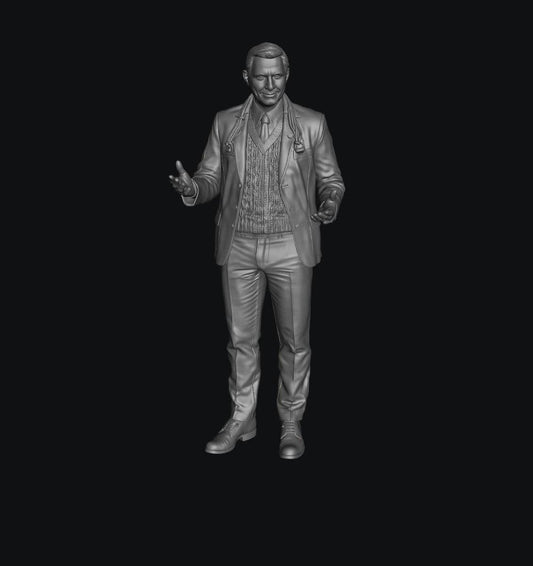 SW8313 Male Vet in Smart Clothing 1:35/1:32 Scale 'Hand Painted'