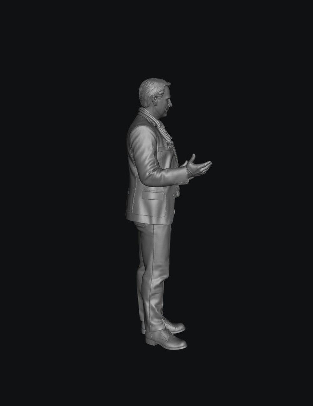 SW8313 Male Vet in Smart Clothing 1:35/1:32 Scale 'Hand Painted'