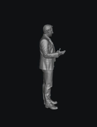 SW8313 Male Vet in Smart Clothing 1:35/1:32 Scale 'Hand Painted'