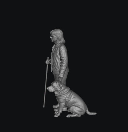 SW9355 Blind Women and Guide Dog 1:35/1:32 Scale 'Hand Painted'