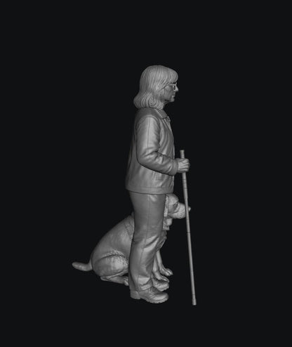 SW9355 Blind Women and Guide Dog 1:35/1:32 Scale 'Hand Painted'