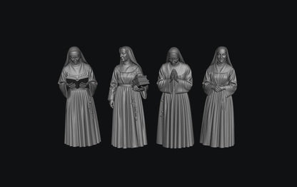 SW5018 Nuns 1:35/1:32 Scale 'Hand Painted'