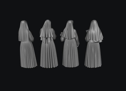 SW5018 Nuns 1:35/1:32 Scale 'Hand Painted'