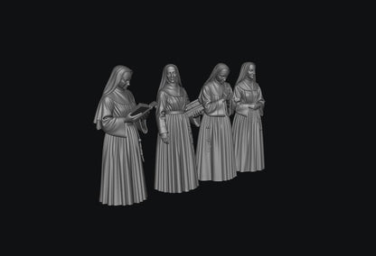 SW5018 Nuns 1:35/1:32 Scale 'Hand Painted'