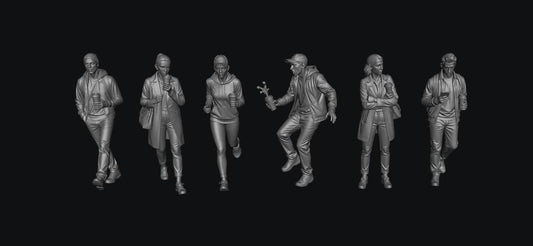 SW9516 Morning Coffee People 1:35/1:32 Scale 'Hand Painted'