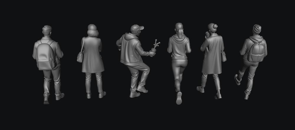 SW9516 Morning Coffee People 1:35/1:32 Scale 'Hand Painted'