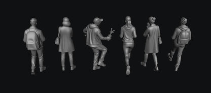 SW9516 Morning Coffee People 1:35/1:32 Scale 'Hand Painted'