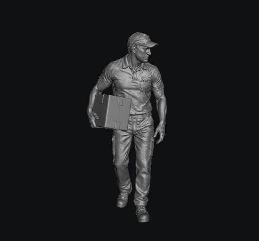 SW9605 Removels Company Workers 4 1:35/1:32 Scale 'Hand Painted'
