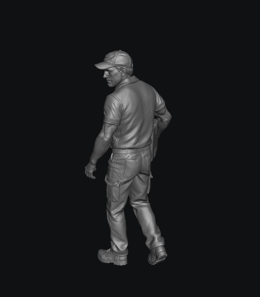 SW9605 Removels Company Workers 4 1:35/1:32 Scale 'Hand Painted'