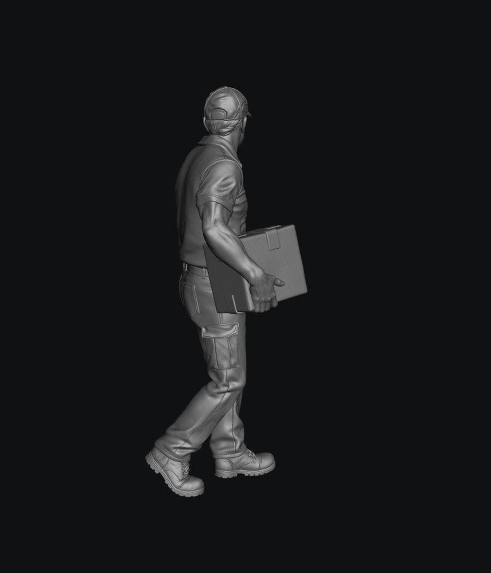 SW9605 Removels Company Workers 4 1:35/1:32 Scale 'Hand Painted'
