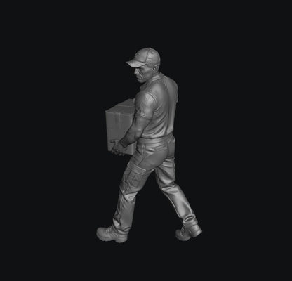 SW9605 Removels Company Workers 2 1:35/1:32 Scale 'Hand Painted'