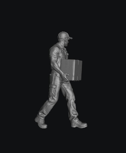 SW9605 Removels Company Workers 2 1:35/1:32 Scale 'Hand Painted'