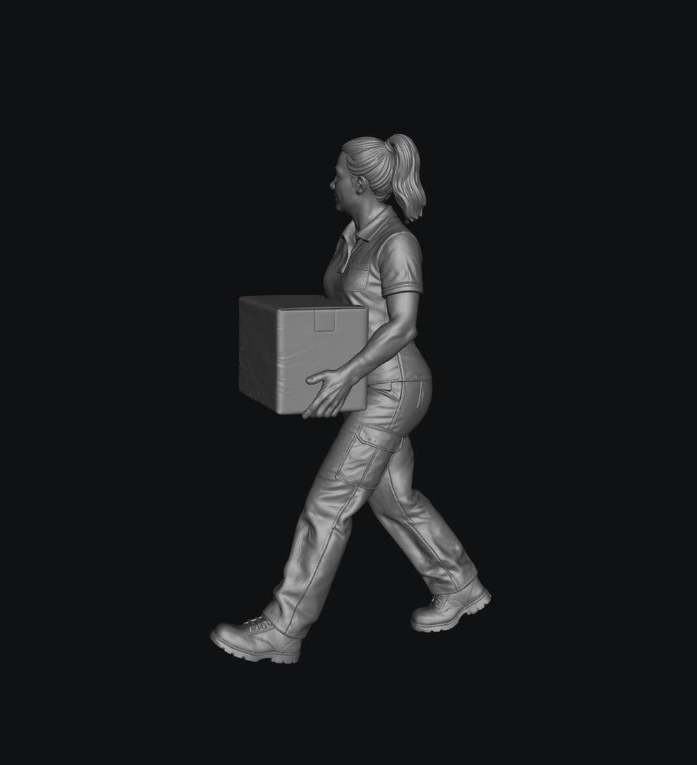 SW9605 Removels Company Workers 5 1:35/1:32 Scale 'Hand Painted'