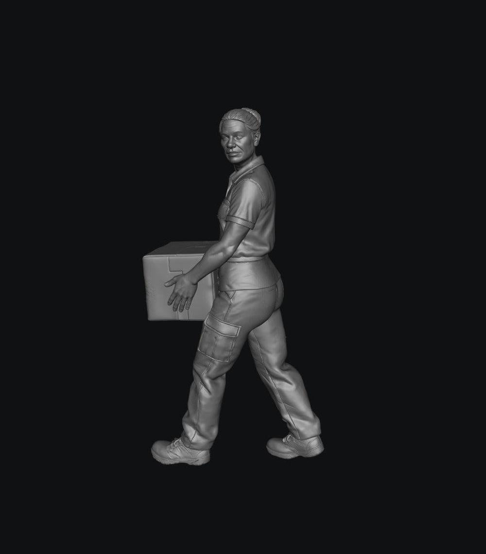 SW9605 Removels Company Workers 7 1:35/1:32 Scale 'Hand Painted'
