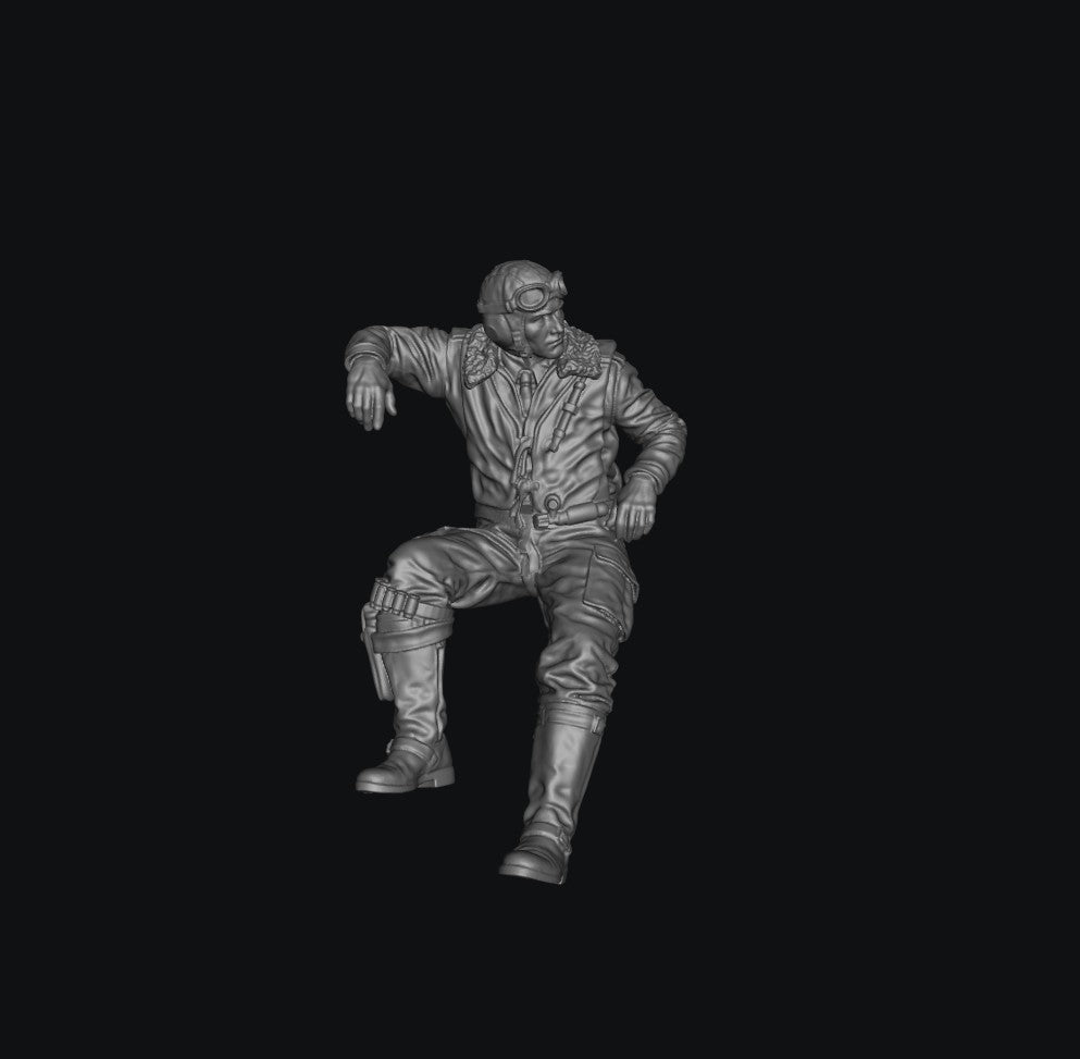 SW5040 WW2 German Pilot B 1:35/1:32 Scale 'Hand Painted'
