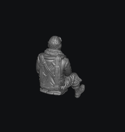 SW5041 WW2 German Pilot B 1:35/1:32 Scale 'Hand Painted'