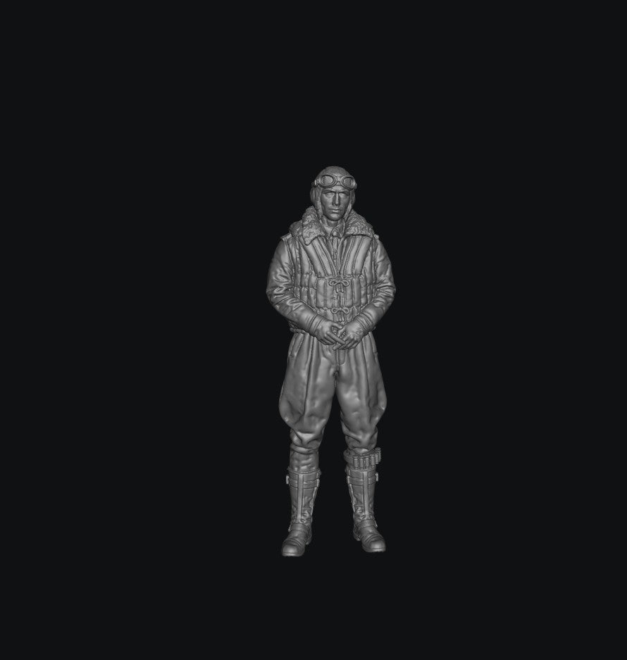 SW5042 WW2 German Fighter Pilot Standing B 1:35/1:32 Scale 'Hand Painted'