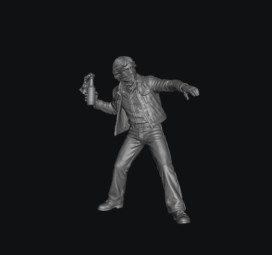 SW9611 Rioting Figure 4 1:35/1:32 Scale 'Hand Painted'
