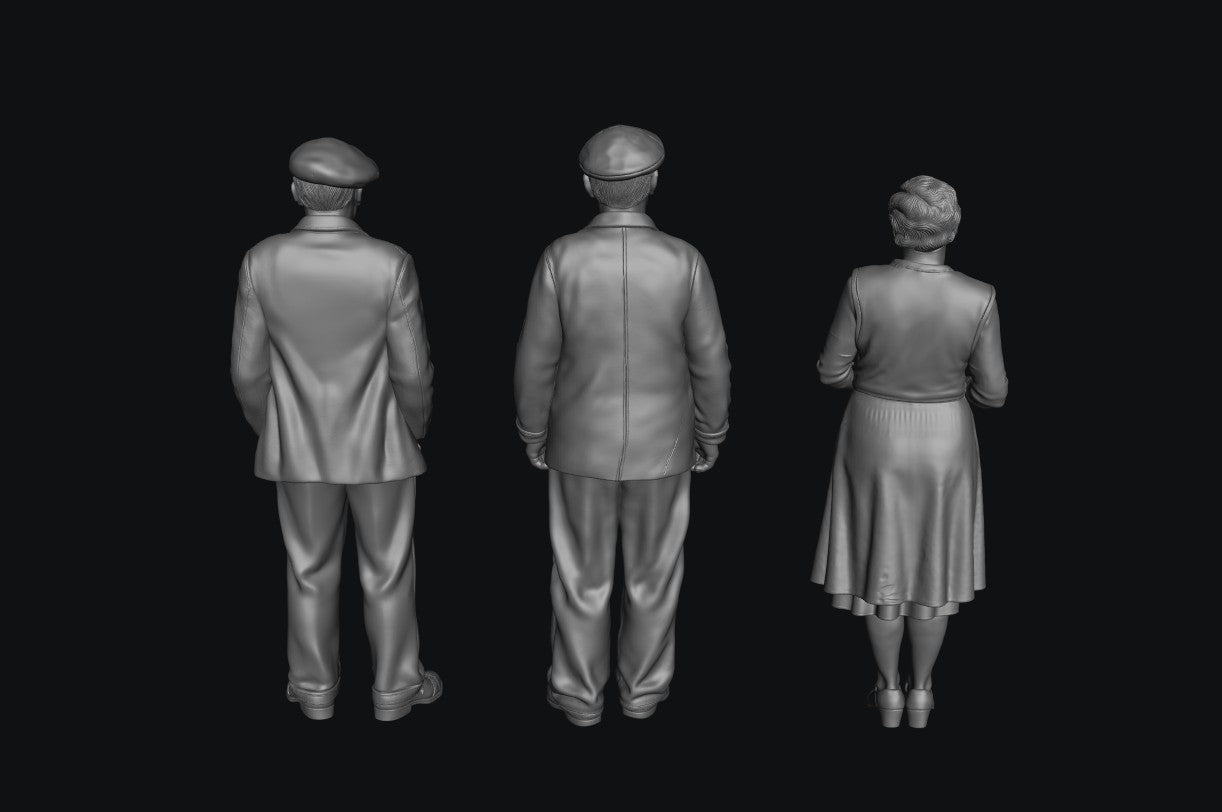 SW9616 1940 Street People 1:35/1:32 Scale 'Hand Painted'