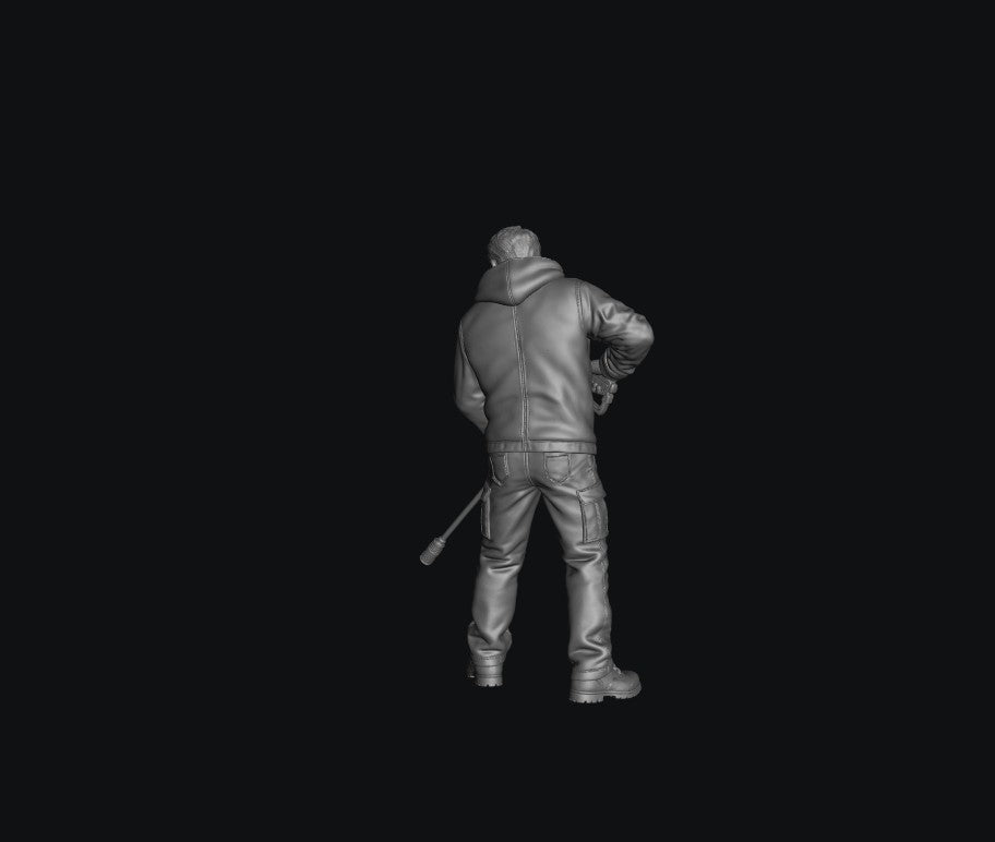 SW827 Male with Pressure Washer Lance 1:35/1:32 Scale 'Hand Painted'