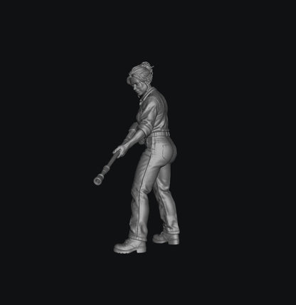 SW827 Female with Pressure Washer Lance 1:35/1:32 Scale 'Hand Painted'