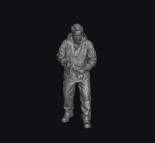 SW5047 Car Wash Man 1 1:35/1:32 Scale 'Hand Painted'
