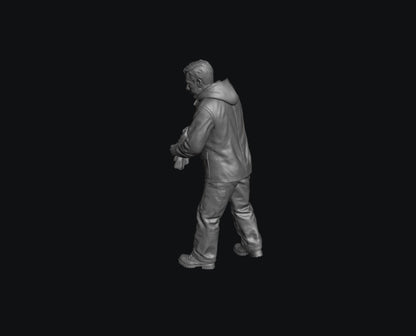 SW5047 Car Wash Man 1 1:35/1:32 Scale 'Hand Painted'