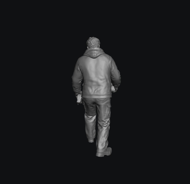 SW5047 Car Wash Man 2 1:35/1:32 Scale 'Hand Painted'