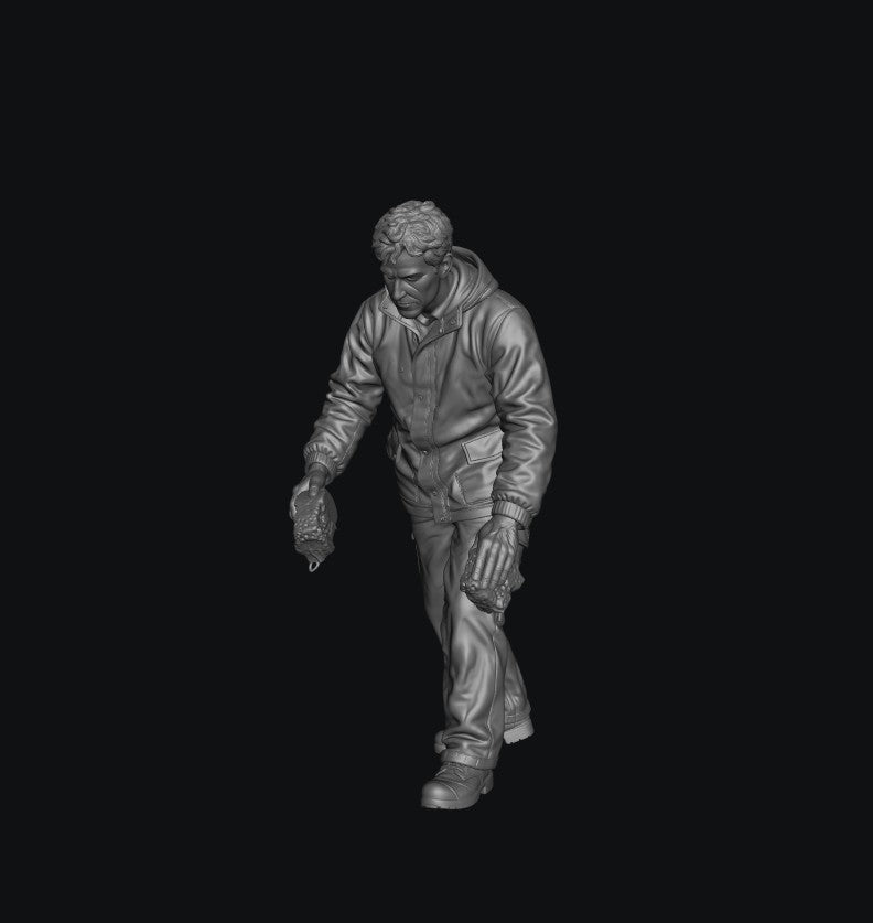 SW5047 Car Wash Man 2 1:35/1:32 Scale 'Hand Painted'