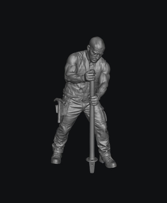 WOSC012 - Trackside Rally Crew - The Barrier Marshal (Male)