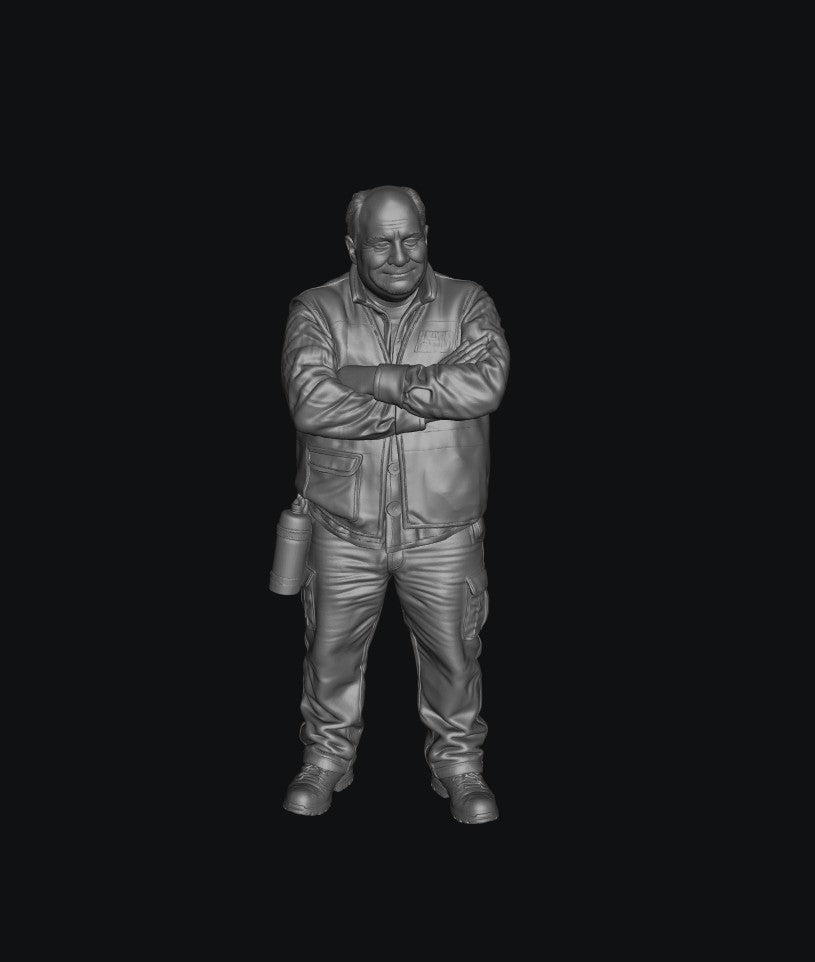 WOSC012 - Trackside Rally Crew - The Veteran Marshal (Male)