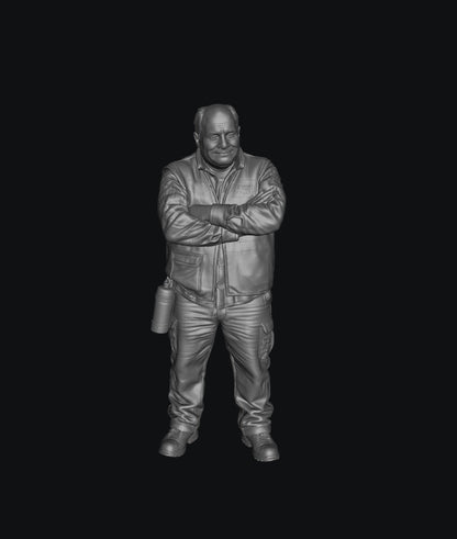 WOSC012 - Trackside Rally Crew - The Veteran Marshal (Male)