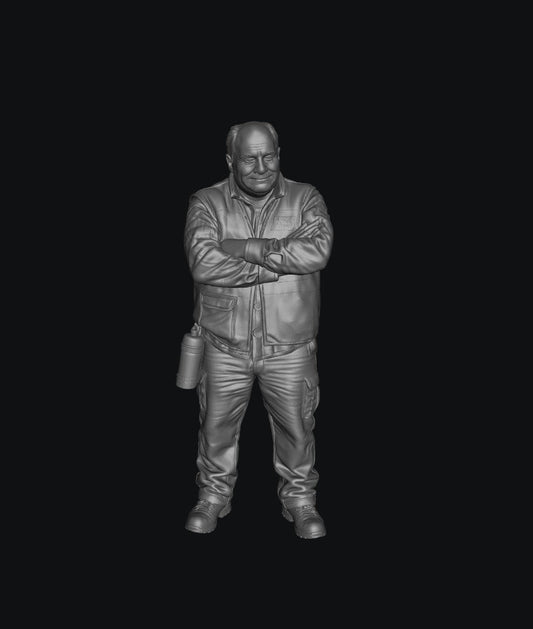 WOSC012 - Trackside Rally Crew - The Veteran Marshal (Male)