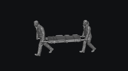 WOSC999 - Trackside Rescue Crew - Paramedics with Stretcher