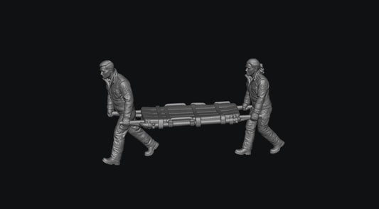 WOSC999 - Trackside Rescue Crew - Paramedics with Stretcher