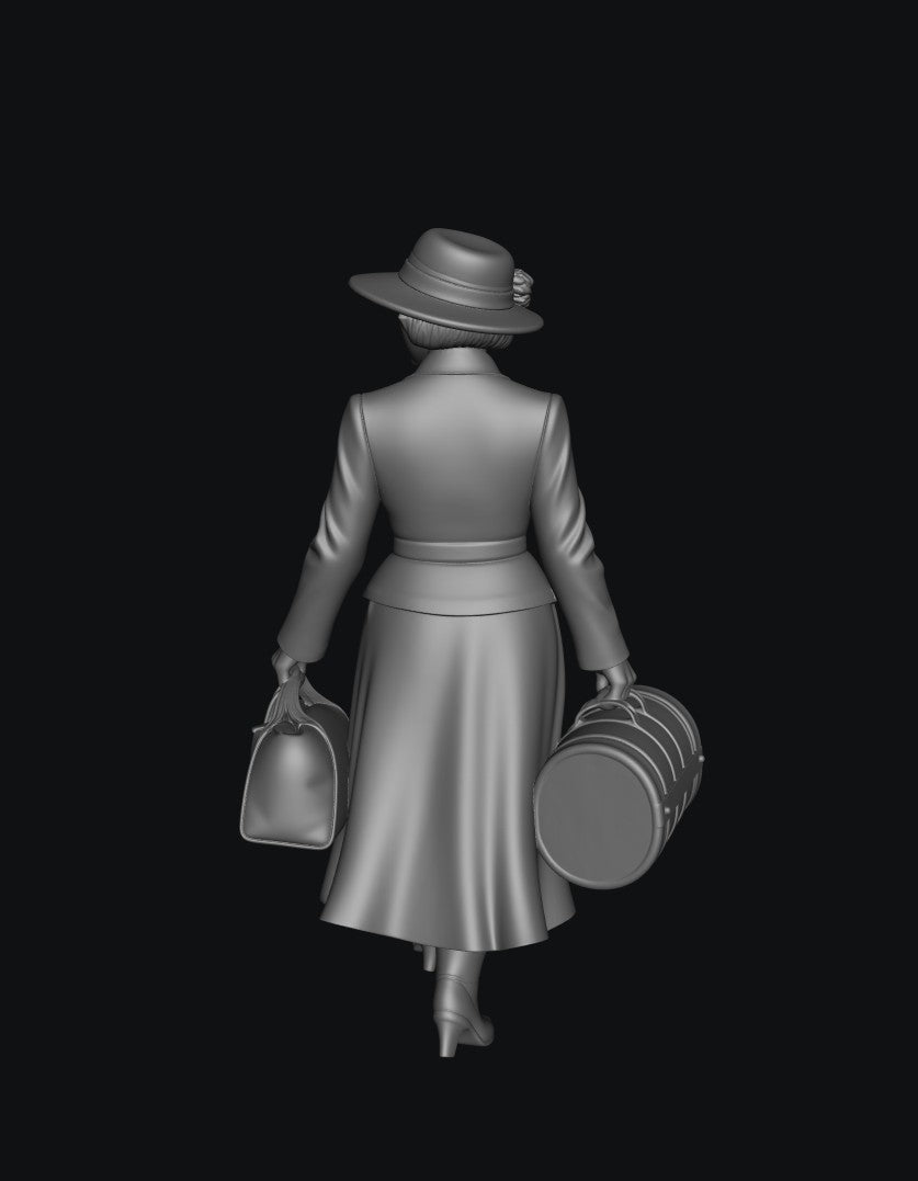 SW5115 - 1920 - 1940's Railway Passenger 3 1:35/1:32 Scale 'Hand Painted'