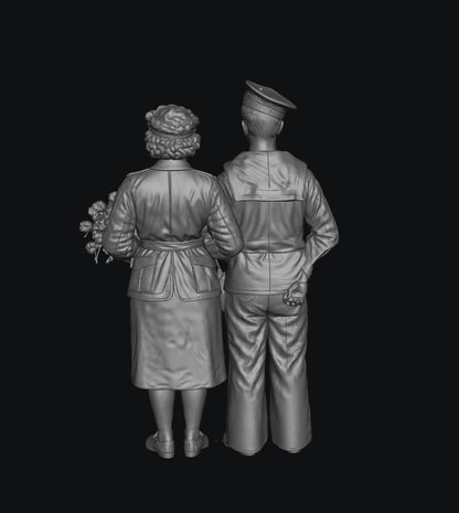 SW9331 WW2 Wedding Couple