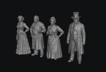 SW3335 Wild West Shop Keepers-Undertaker-Bar Girl