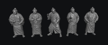 SW9341 Sumo Wrestlers 1:35/1:32 Scale 'Hand Painted'
