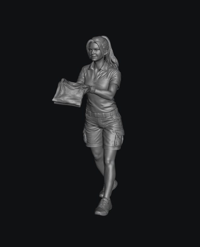 WOSC014 - Motorsport Fan Zone - Merchandise Seller 1:35/1:32 Scale 'Hand Painted'