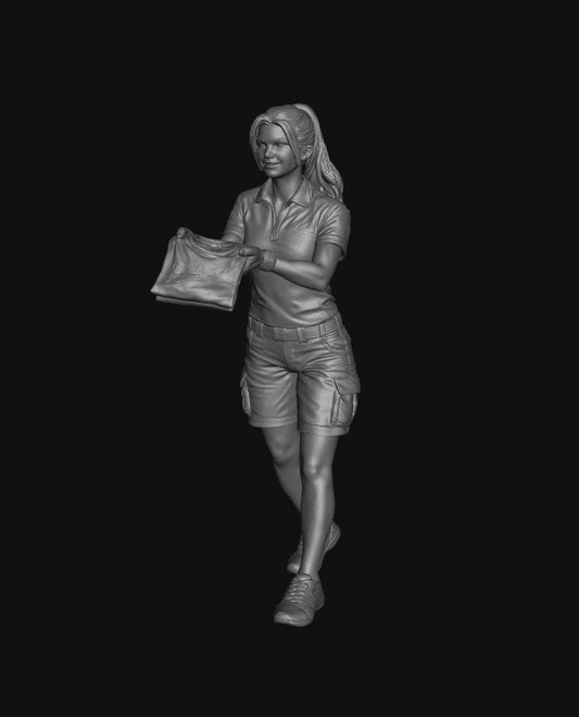 WOSC014 - Motorsport Fan Zone - Merchandise Seller 1:35/1:32 Scale 'Hand Painted'