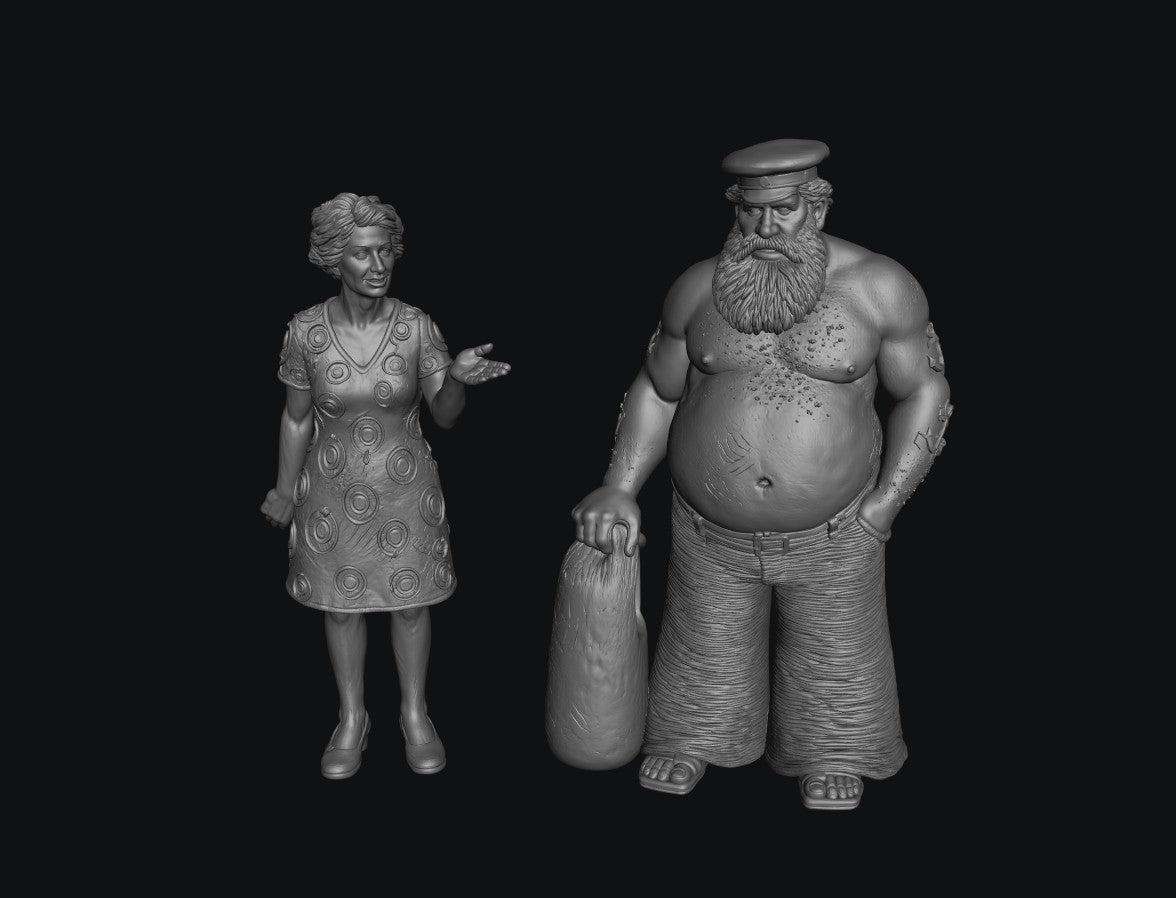 SW9368 Old Salty Sailor and Wife
