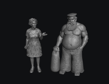 SW9368 Old Salty Sailor and Wife