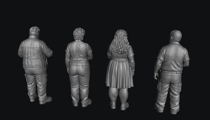SW8314 Older Injured Patients 1:35/1:32 Scale 'Hand Painted'