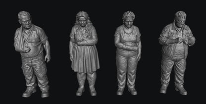 SW8314 Older Injured Patients 1:35/1:32 Scale 'Hand Painted'